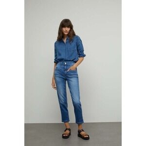 NWT CLOSED Women's 4/6 Organic Cotton High Waist Heritage Fit Pedal Pusher Jeans